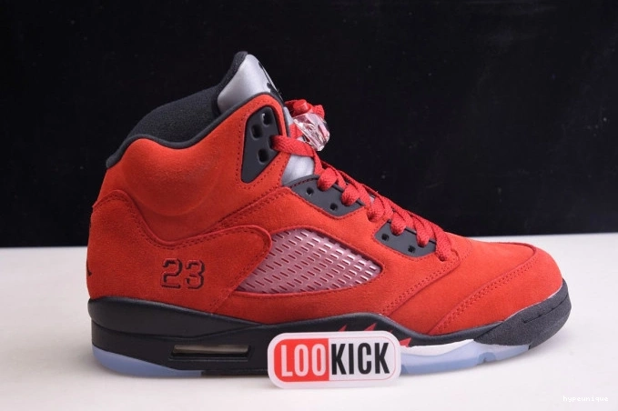 HYPE Raging DD0587-600 Retro Jordan Bulls 5 (2021) Red 0813